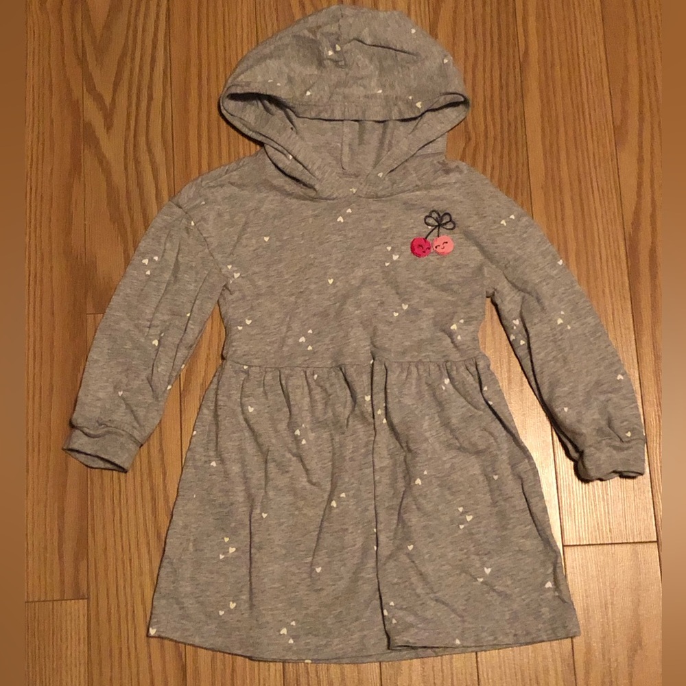 Carter's Gray Hooded Dress